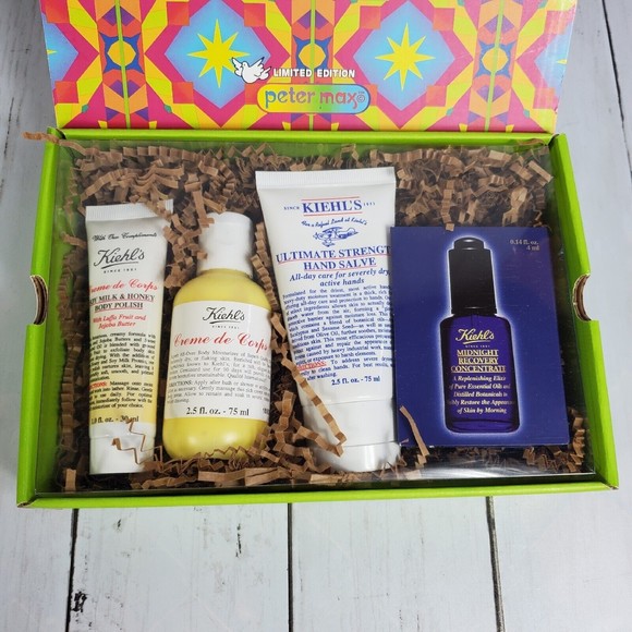 Kiehls Nourishing Essentials Hands Hydrated Skin Moisturized Peter Max - Picture 2 of 10